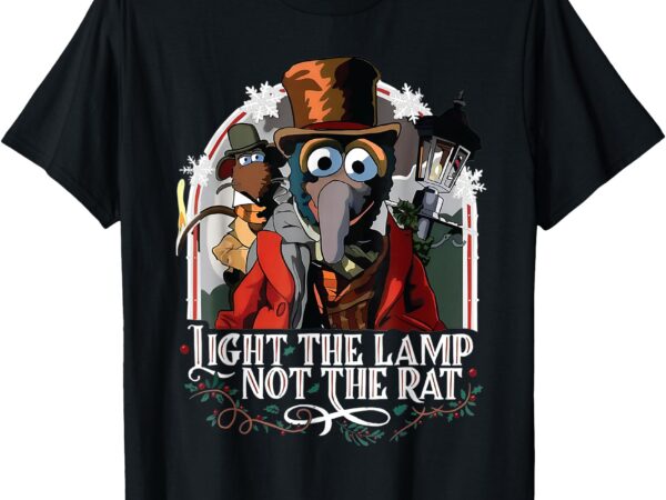 Light the lamp not the rat christmas t-shirt