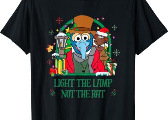 Light The Lamp Not The Rat Funny Christmas Tee T-Shirt