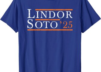 Lindor Soto 25 – New York Fan Design T-Shirt