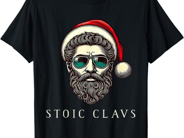 Marcus aurelius stoic santa claus stoicism funny christmas t-shirt