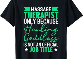 Massage Therapist Gag For Muscle Whisperer Therapy Masseuse T-Shirt