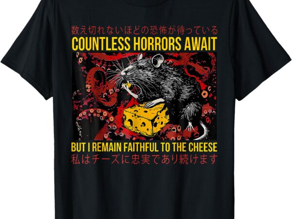 Countless horrors await men women t-shirt