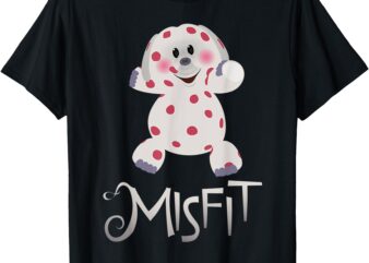 Misfit Spotted Elephant Rudolph Red Retro Nosed Christma T-Shirt