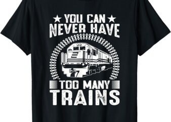 Model Train Collector For Railroad Train Collecting Lover T-Shirt