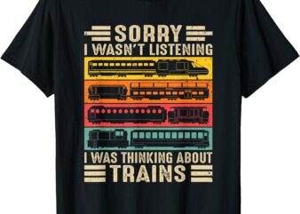 Model Train Railroad Funny Wagon Train Conductor Collector T-Shirt