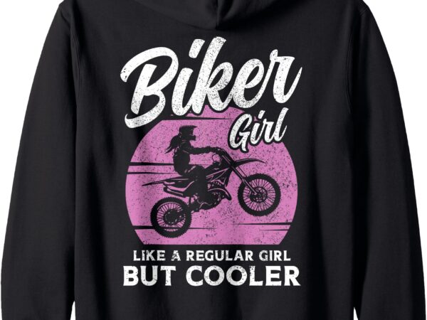 Motocross dirt bike mx enduro motorcycle biker girl zip hoodie t shirt designs for sale