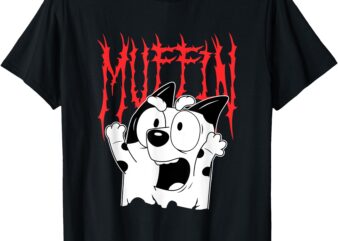 Muffin Metal White Heeler Emotions Grunge Scream T-Shirt