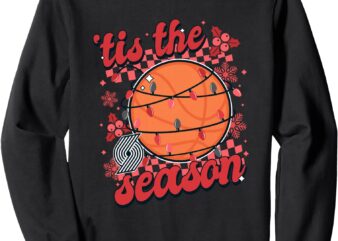 NBA Portland Trail Blazers Christmas Tis The Season Sweatshirt