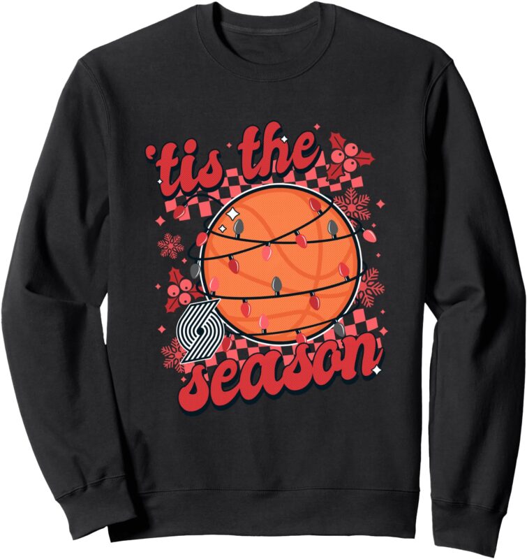 NBA Portland Trail Blazers Christmas Tis The Season Sweatshirt