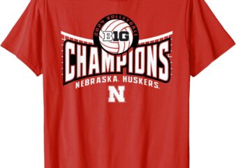 Nebraska Cornhuskers Big Ten Champs 2024 Women’s Volleyball T-Shirt