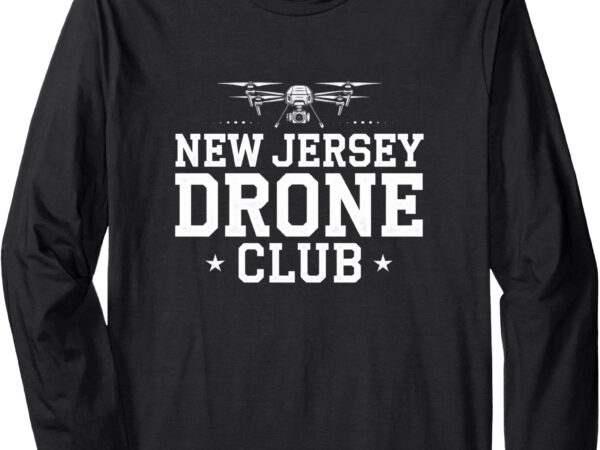 New jersey drone club – nj drones long sleeve t-shirt