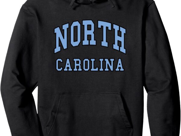 North carolina – throwback design – classic pullover hoodie