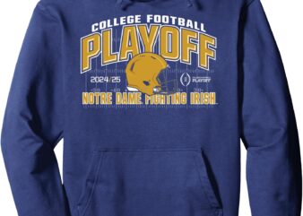 Notre Dame Fighting Irish College Football Playoff 2024-25 Pullover Hoodie