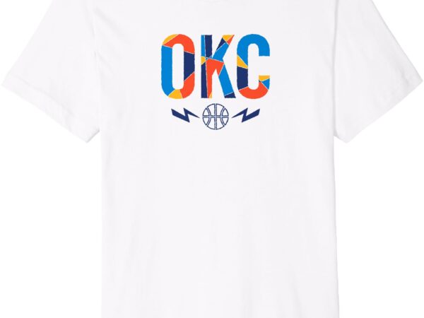 Okc mosaic _ thnder up! premium t-shirt