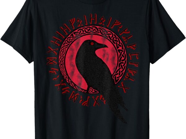 Odin ravens huginn & muninn vegvisir tshirt vikings myth tee t-shirt