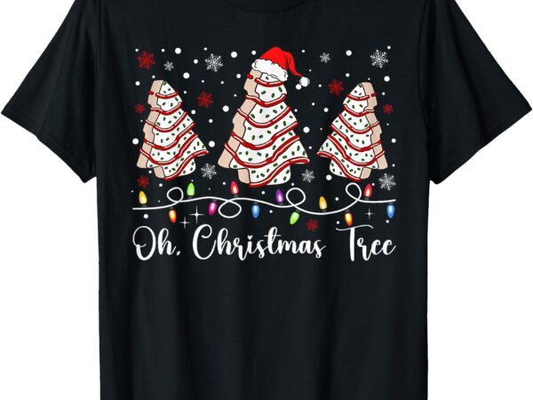 Oh christmas tree cakes debbie becky jen cake lovers xmas t-shirt