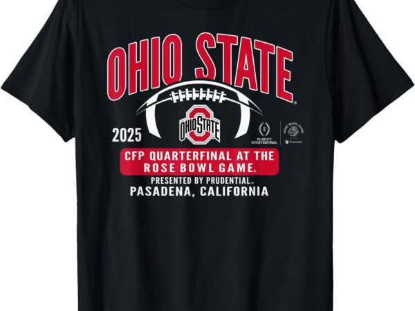 Ohio state buckeyes rose bowl 2024-25 cfp quarterfinal t-shirt