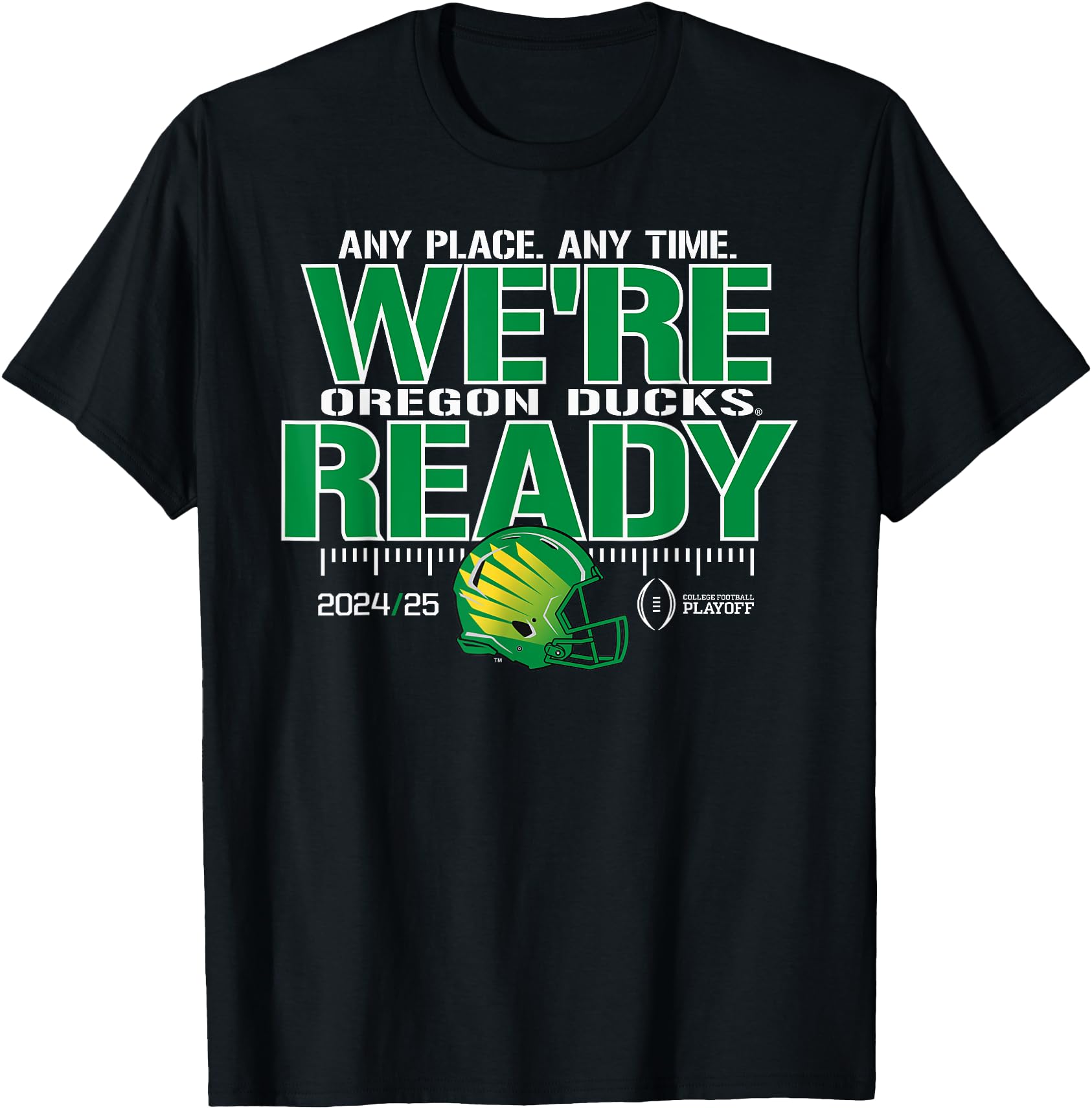 Oregon Ducks College Football Playoff CFP 202425 Ready TShirt Buy t