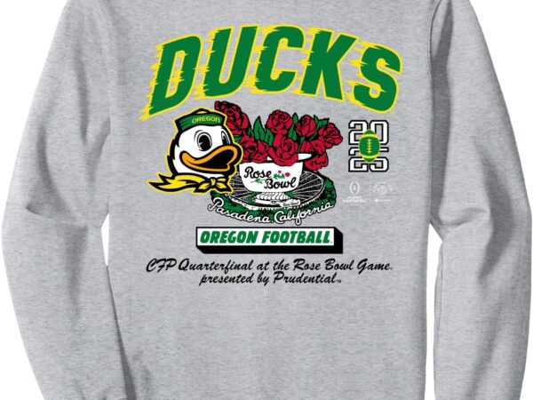 Oregon ducks rose bowl 2024-25 cfp quarterfinal gray sweatshirt