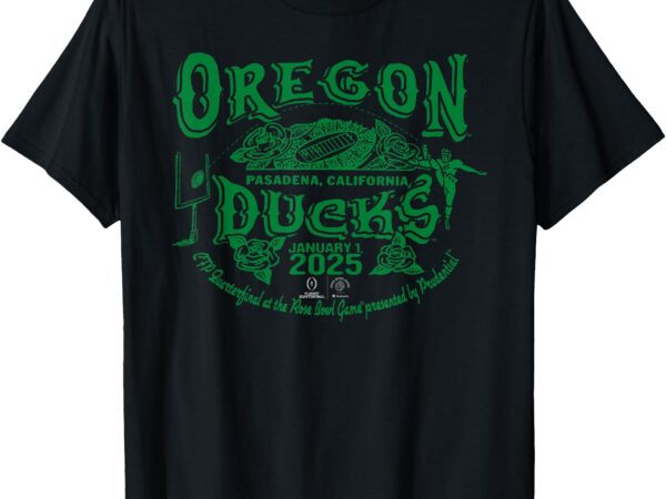 Oregon ducks rose bowl 2024-25 cfp quarterfinal stadium t-shirt