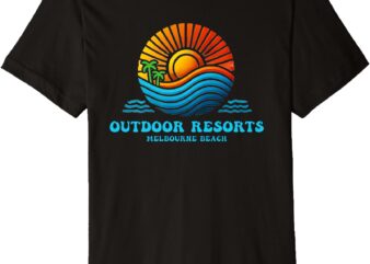 Outdoor Resorts ORA Melbourne Beach Sunset Souvenir Premium T-Shirt