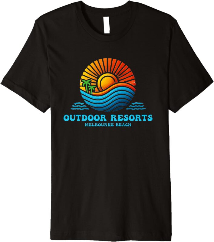 Outdoor Resorts ORA Melbourne Beach Sunset Souvenir Premium T-Shirt