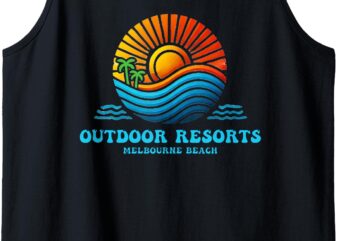 Outdoor Resorts ORA Melbourne Beach Sunset Souvenir Tank Top