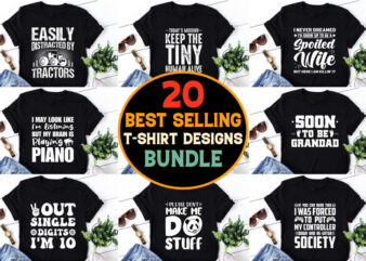 POD Best Selling T-Shirt Design Bundle