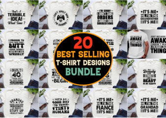 POD Best Selling T-Shirt Design Bundle