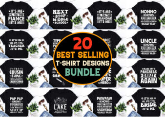 POD Best Selling T-Shirt Design Bundle