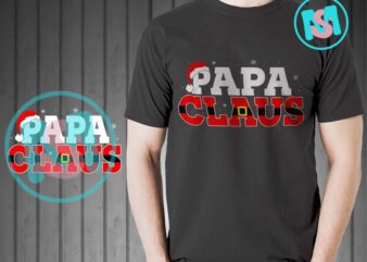 Papa Claus SVG, Dad Santa Claus SVG, Christmas SVG