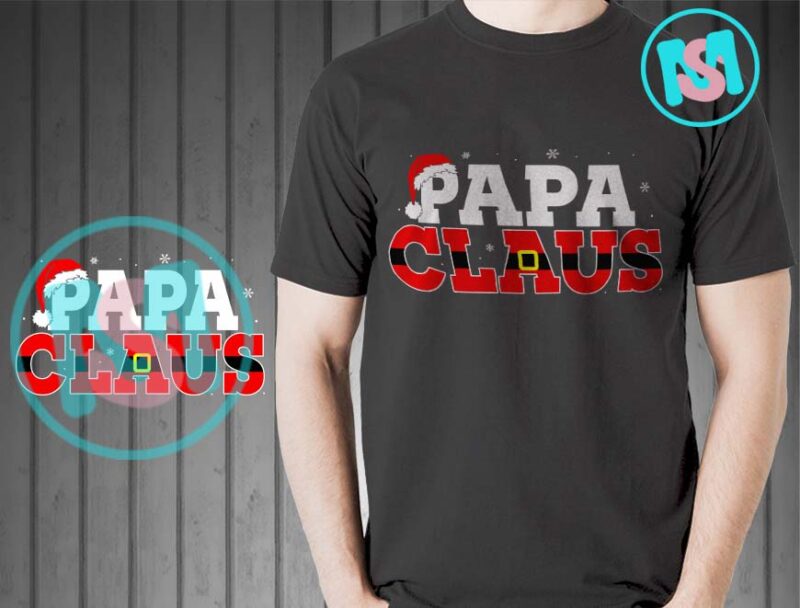 Papa Claus SVG, Dad Santa Claus SVG, Christmas SVG