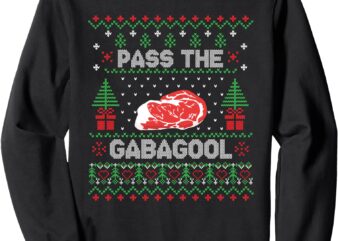 Pass The Gabagool Tacky Ugly Christmas Sweater For Men Women Sweatshirt