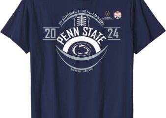 Penn State Nittany Lions Fiesta Bowl CFP 2024-2025 Navy Blue T-Shirt