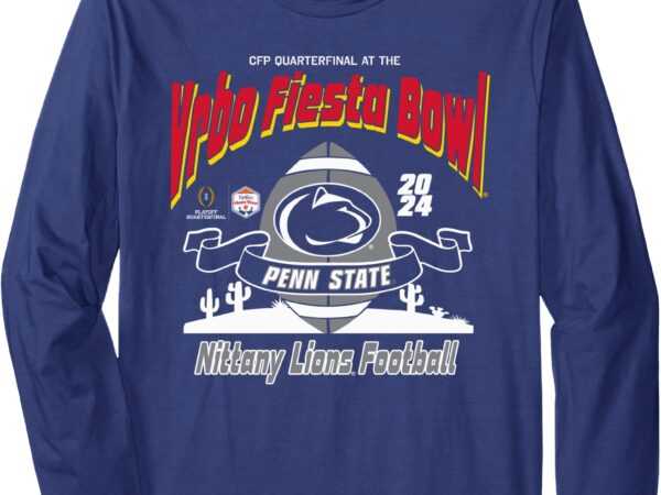 Penn state nittany lions fiesta bowl cfp 2024-25 football long sleeve t-shirt