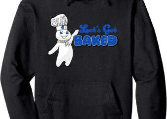 Pillsbury Doughboy Let’s Get Baked The Dough Costume Pullover Hoodie