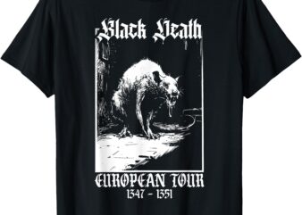 _ Plague Rat Medieval History Goth T-Shirt