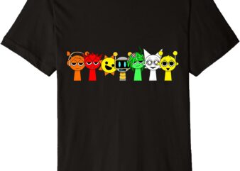 Sprunki Beats Funny Sprunki Game Premium T-Shirt