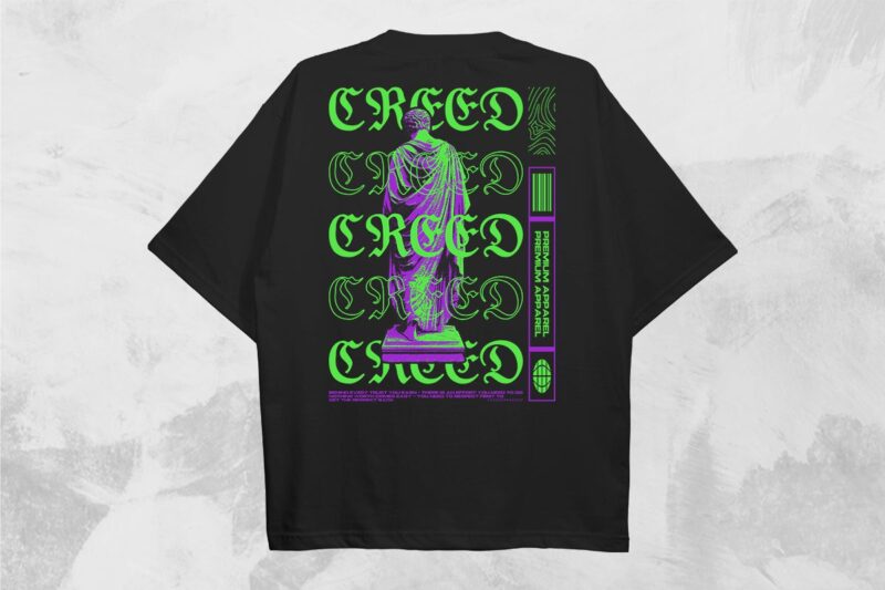 Streetwear T-shirt Designs Bundle Vol. 8