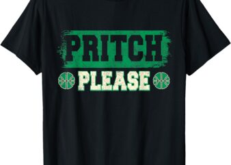 Pritch Please Funny Basketball Lover Men Women Vintage T-Shirt