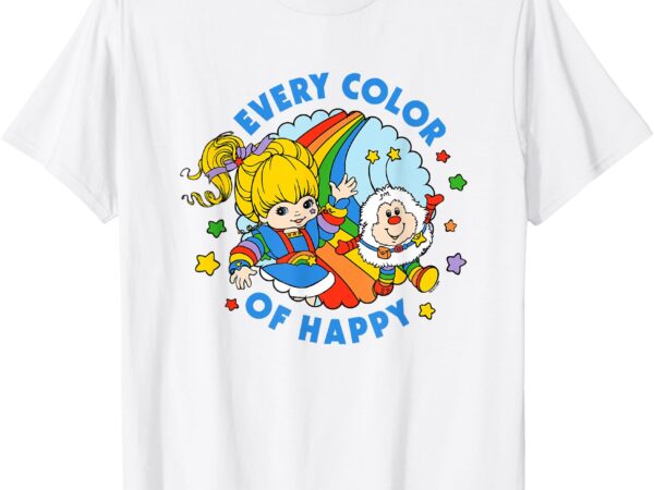 Rainbow brite pride every color of happy t-shirt