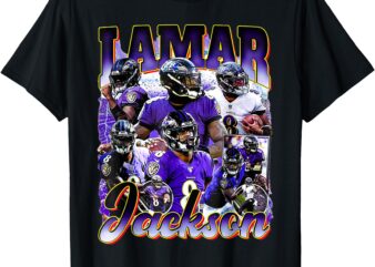 Retro Lamar Tee Jackson Vintage Lover Design 90s Graphic T-Shirt