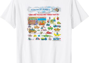 Richard Scarry 50 Year Banner T-Shirt