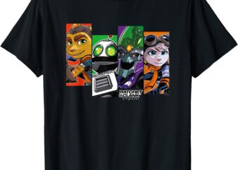 Ripple Junction x Ratchet & Clank Rift Apart Character Grid T-Shirt