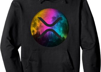 Ripple xrp coin moon xrp army crypto cryptocurrency xrp pullover hoodie