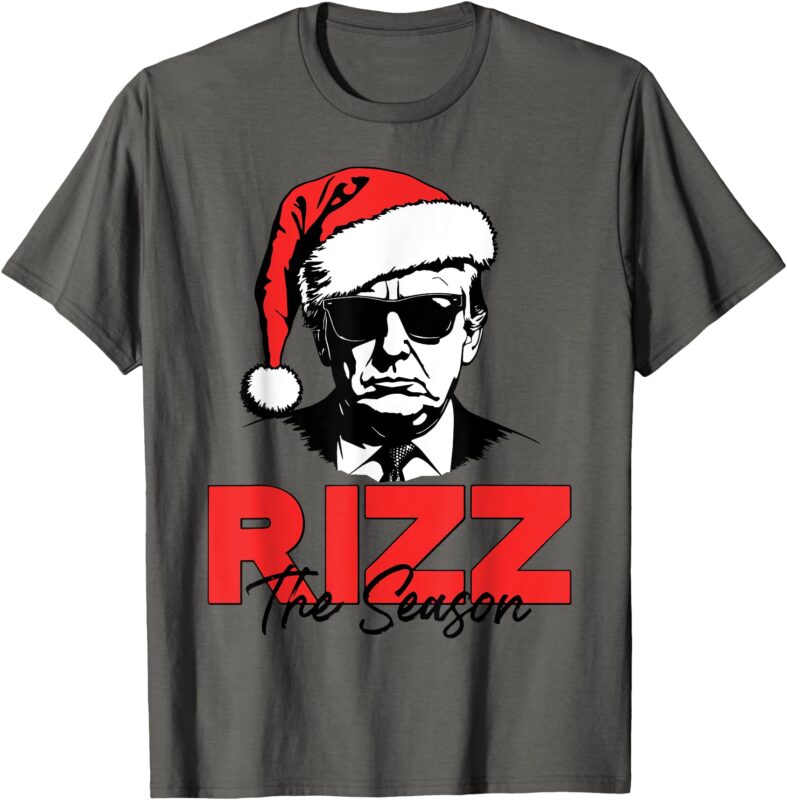 Rizz The Season Christmas Humorous Trump 2024 Santa Rizzler T-Shirt