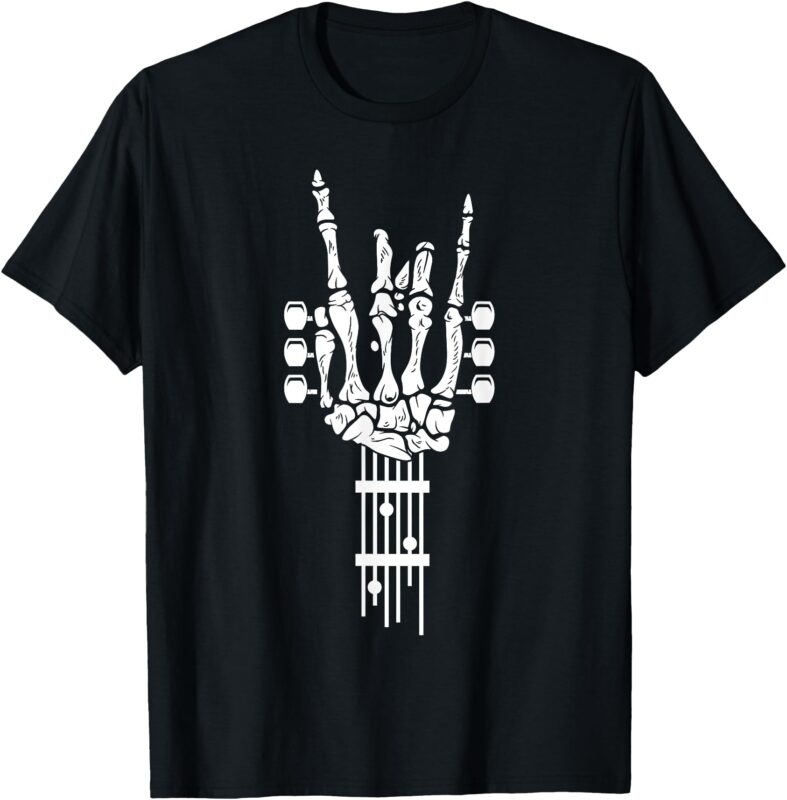 Rock and Roll Punk Rock Band Concert Guitar Accessories Gift T-Shirt