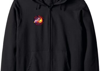 Rocket hot sauce zip hoodie