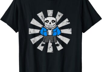 Sans Skeleton Cool Pixel Art Costume Tees T-Shirt