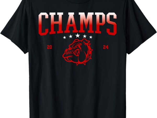 Sec champ 2024 bulldog t-shirt